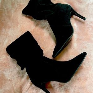 Brand new and never worn black suede boots